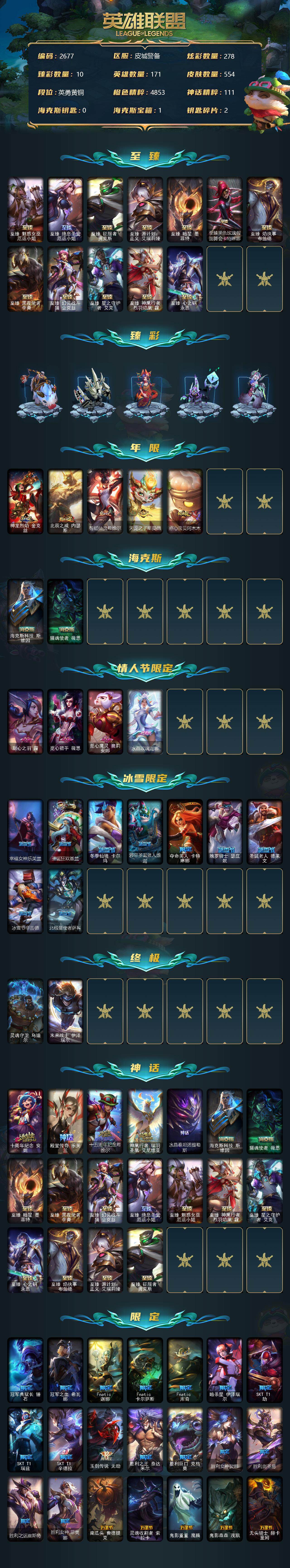 LOLCMW312616英雄联盟账号详情图2