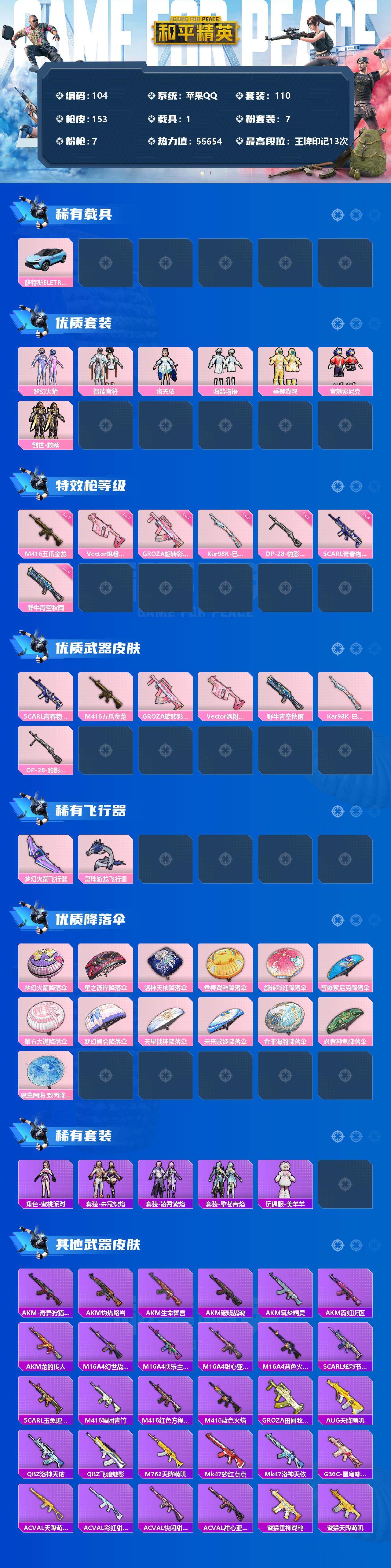 HPCMW3334859和平精英账号详情图2