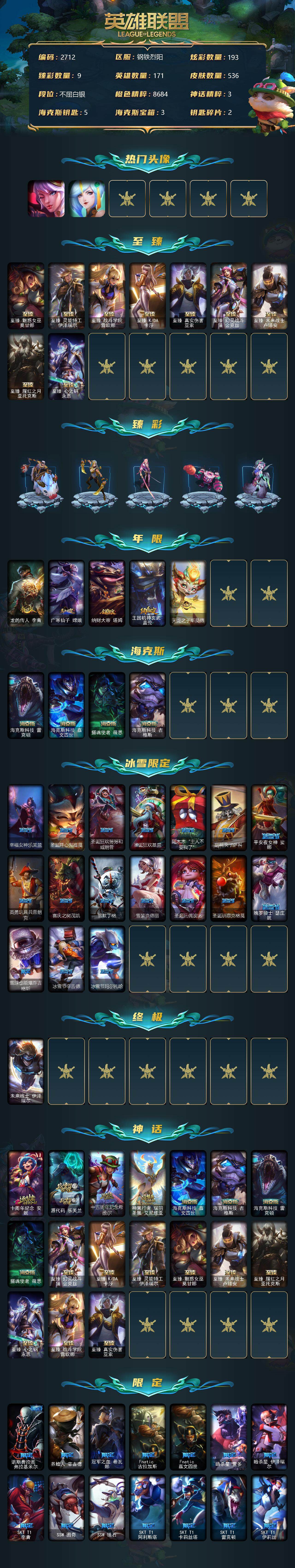 LOLCMW312664英雄联盟账号详情图2