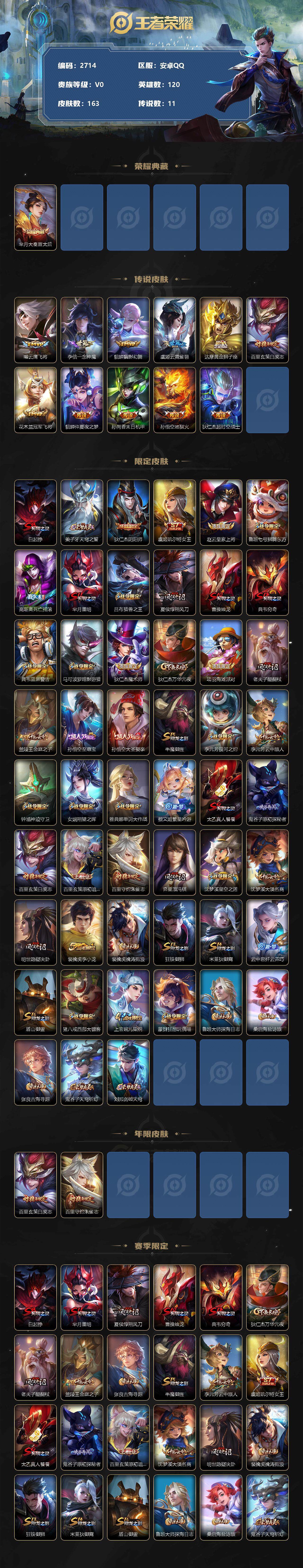 WZCMW3368520王者荣耀账号详情图2