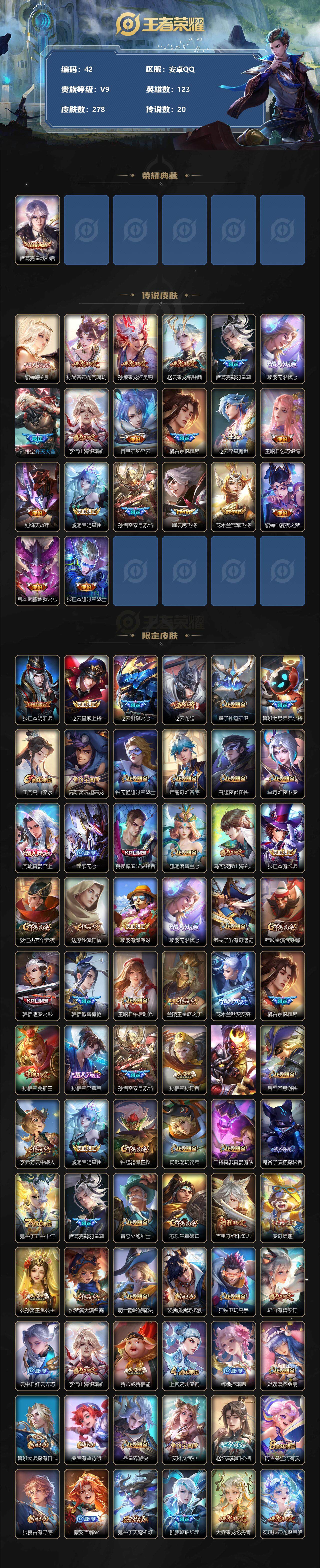 WZLE3295996王者荣耀账号详情图2