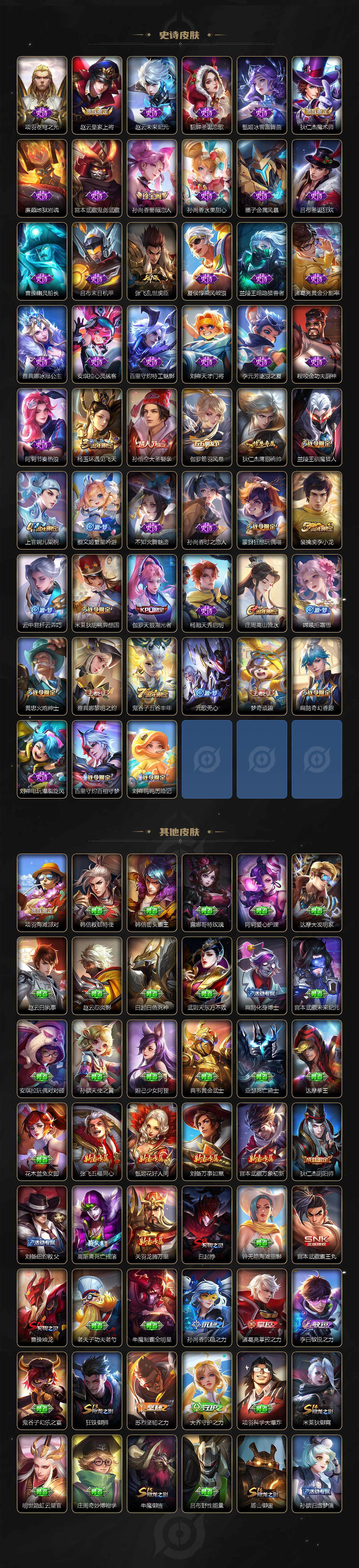 WZLX3330553王者荣耀账号详情图3 WZLX3330553王者荣耀账号详情图3