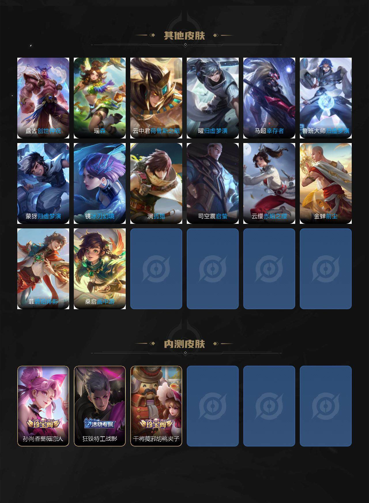 WZLX3330553王者荣耀账号详情图5 WZLX3330553王者荣耀账号详情图5