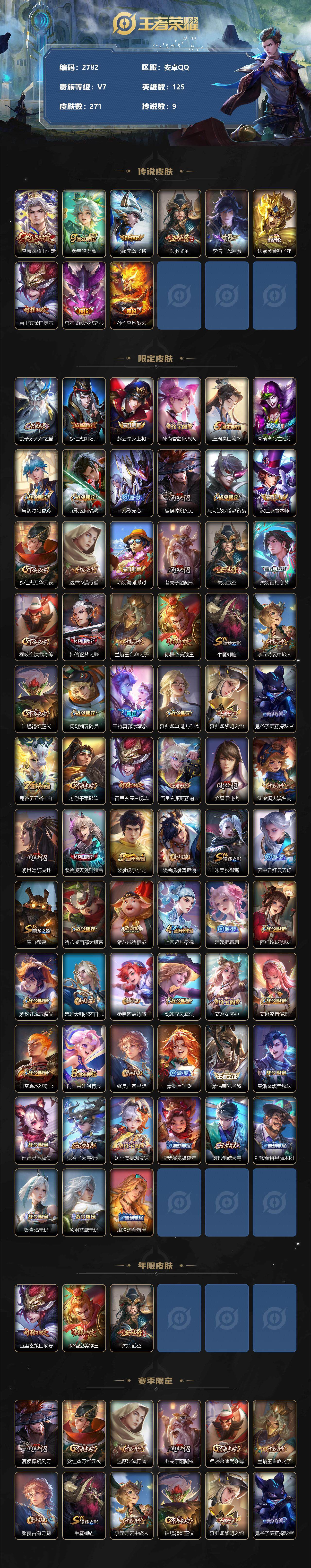 WZCMW3291325王者荣耀账号详情图2