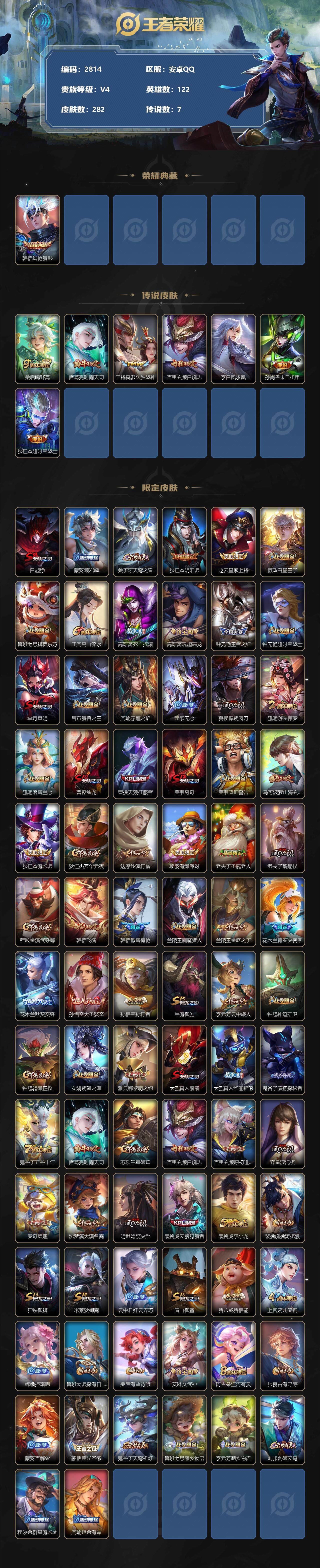 WZCMW3368554王者荣耀账号详情图2