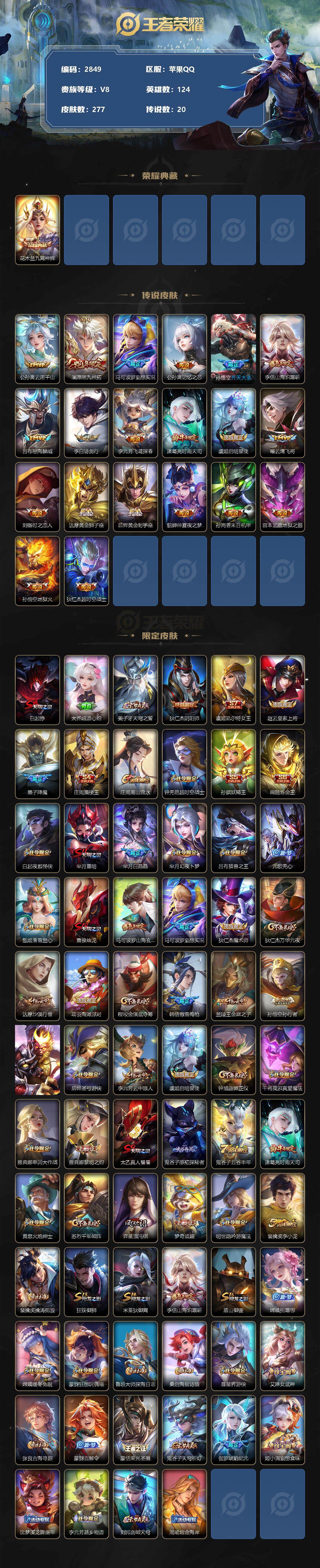 WZCMW3368562王者荣耀账号详情图2