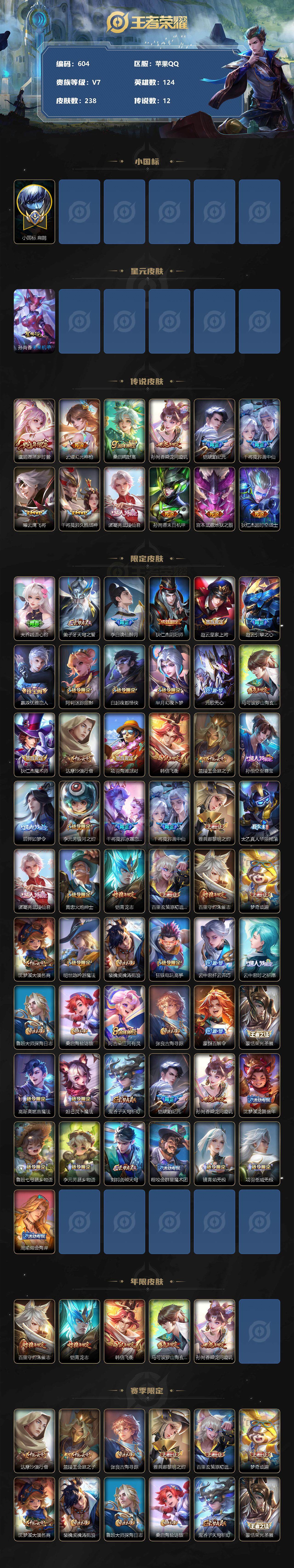 WZLFY3293401王者荣耀账号详情图2