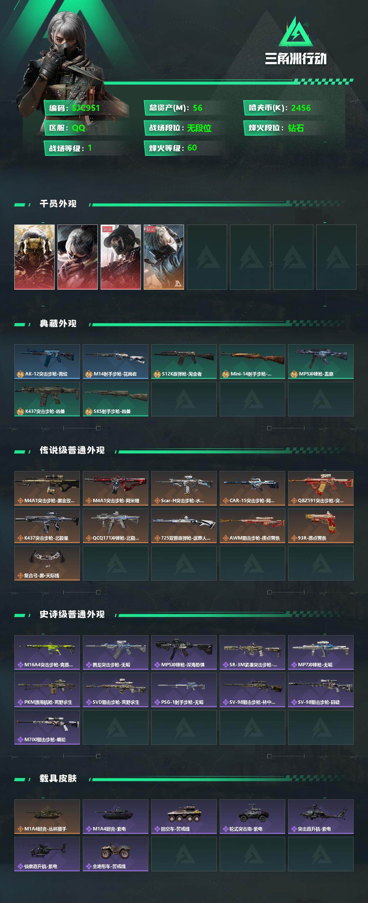 SJZEY333379三角洲行动账号详情图2