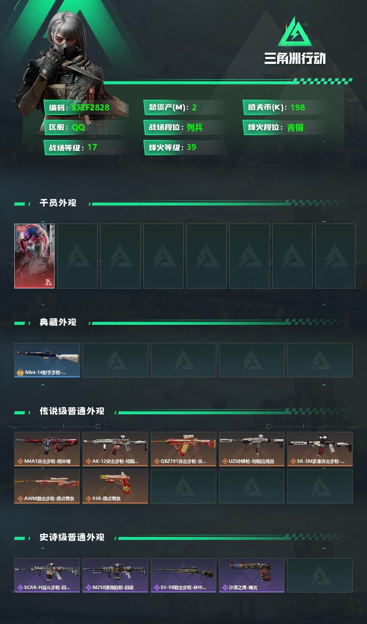 SJZEY333778三角洲行动账号详情图2