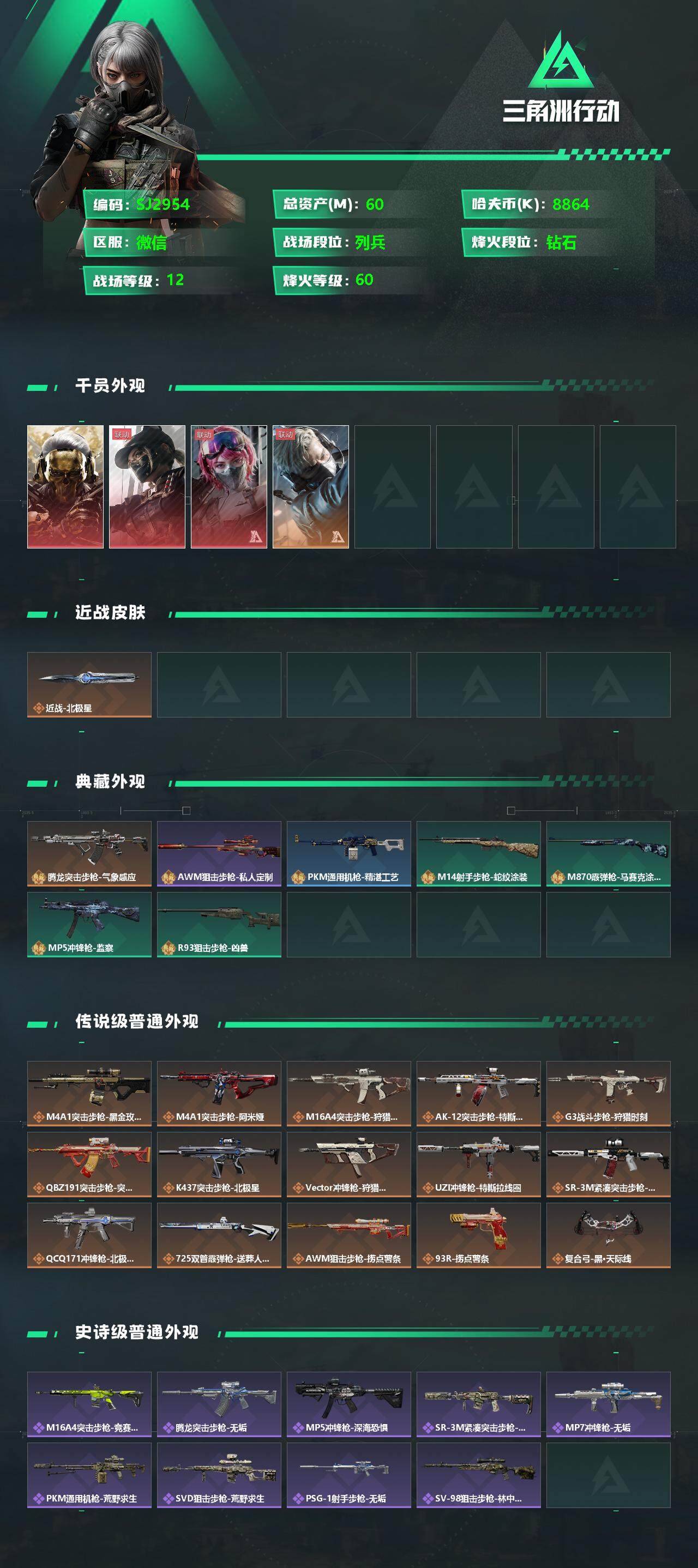 SJZEY334008三角洲行动账号详情图2