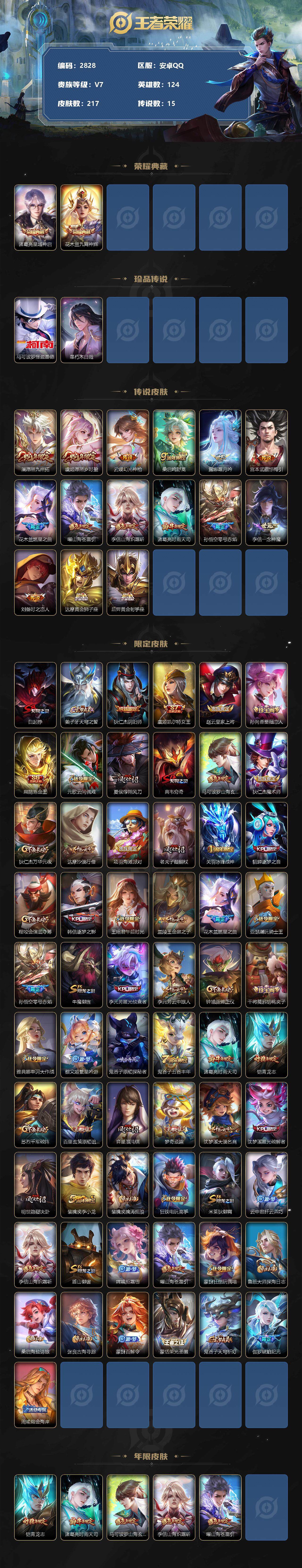 WZCMW3368560王者荣耀账号详情图2