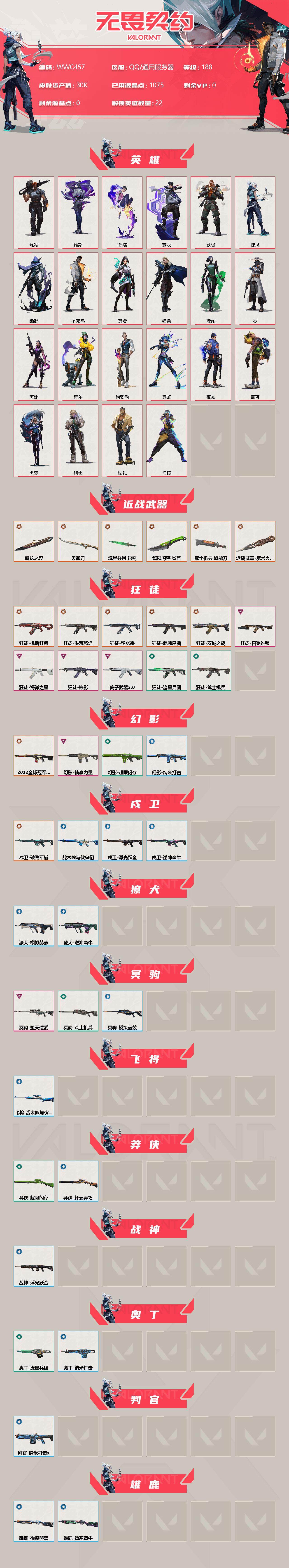 WWQEY315004无畏契约账号详情图2