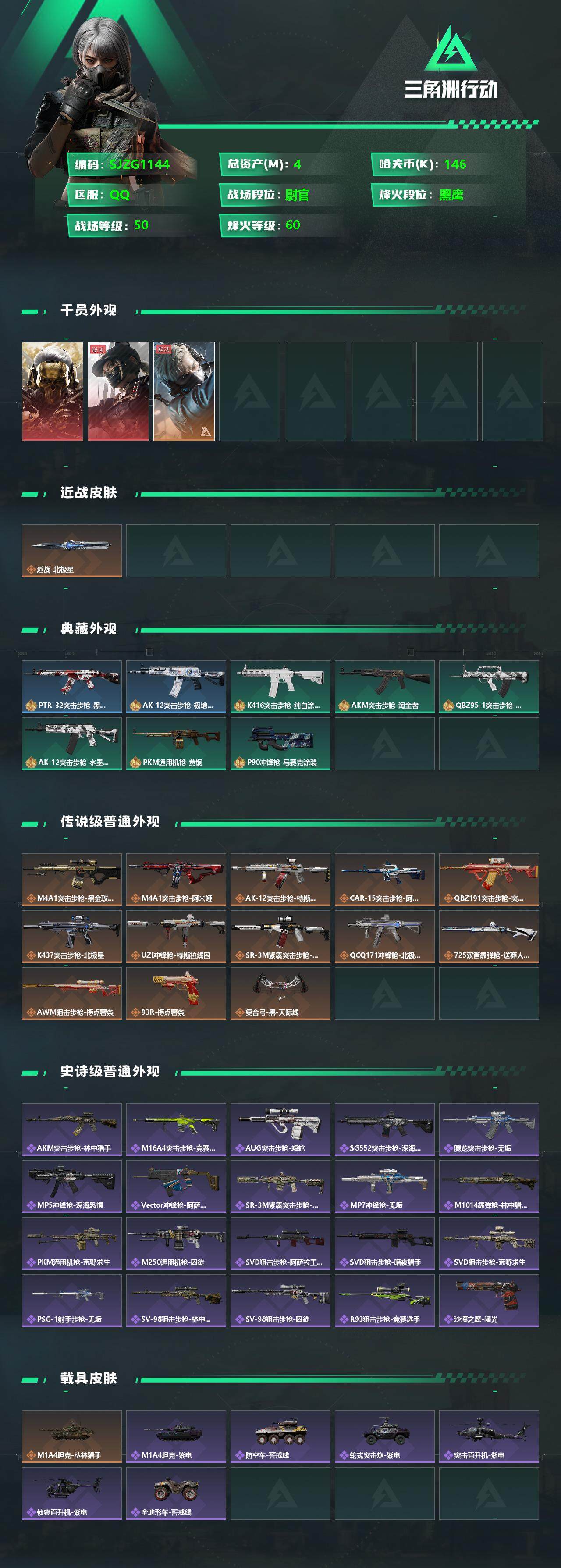 SJZEY333828三角洲行动账号详情图2