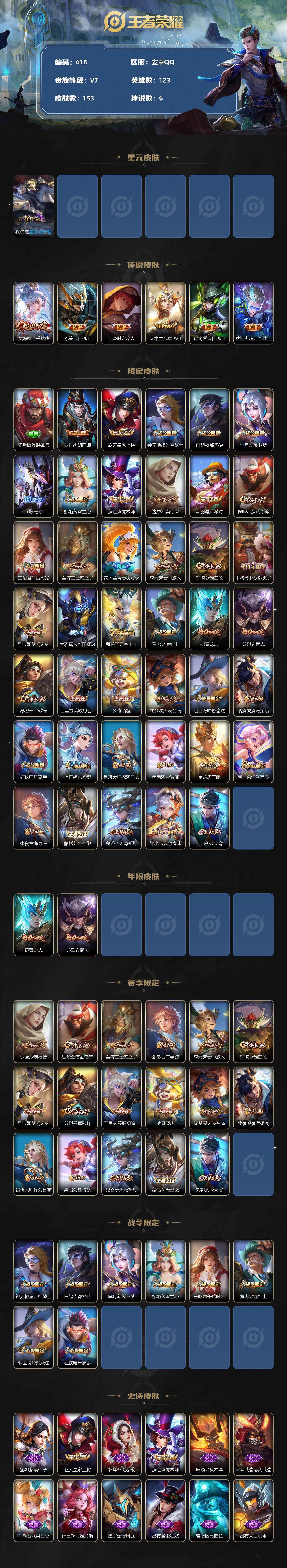 WZLFY3296151王者荣耀账号详情图2