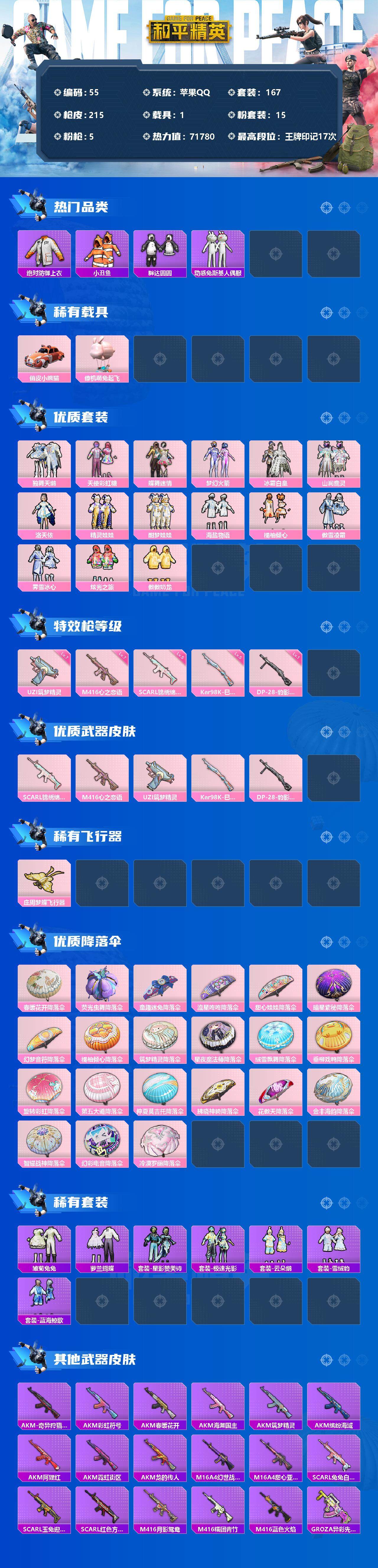 HPLX3340514和平精英账号详情图2