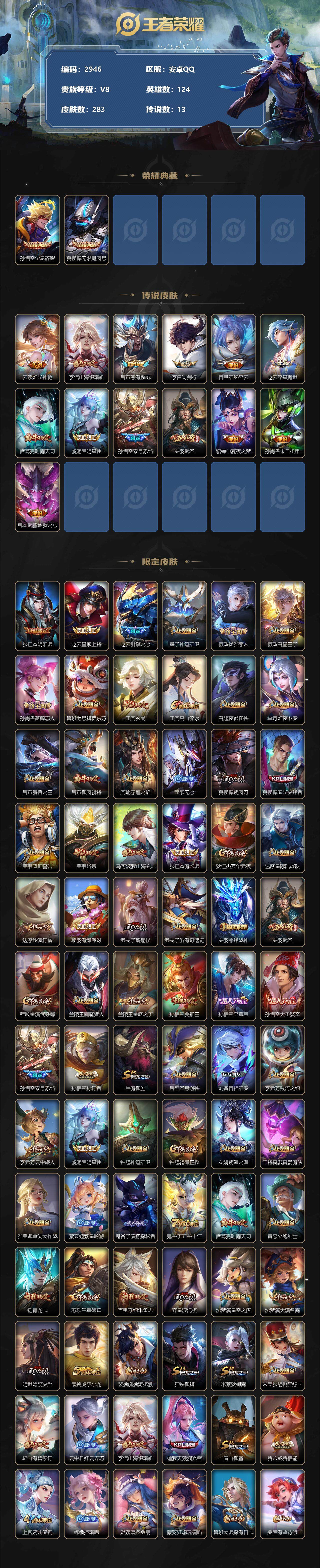 WZCMW3302074王者荣耀账号详情图2