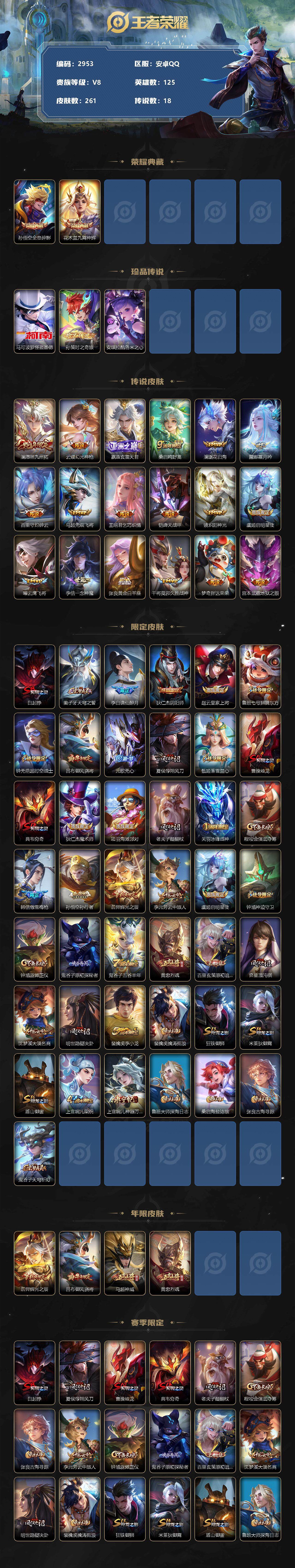 WZCMW3302083王者荣耀账号详情图2