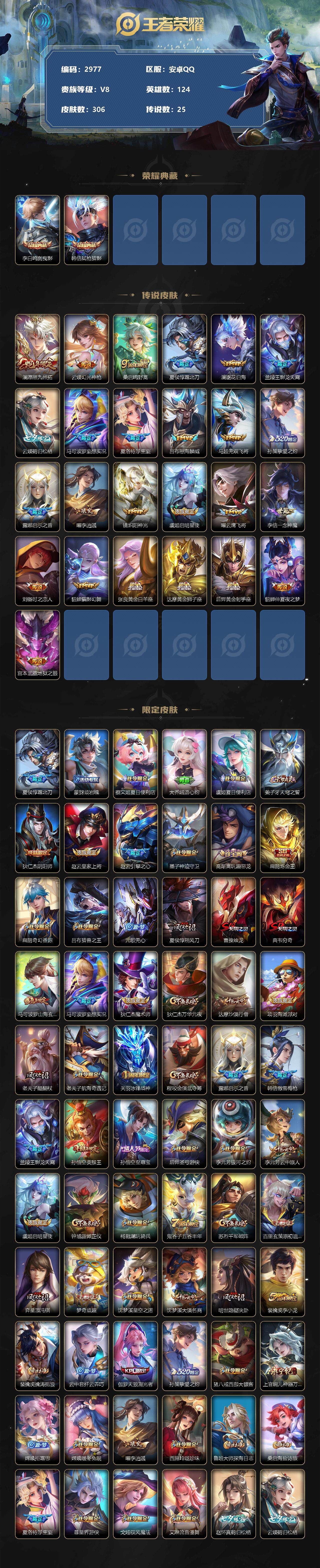 WZCMW3368621王者荣耀账号详情图2