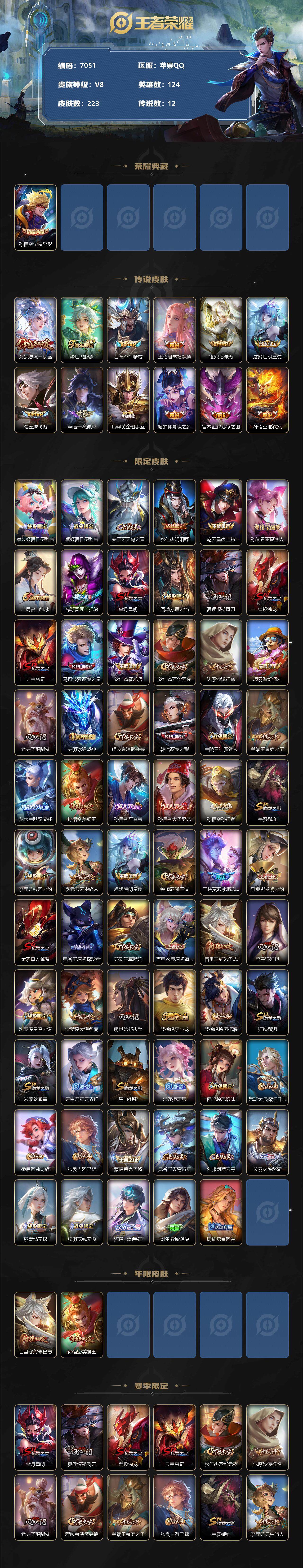 WZLX3378933王者荣耀账号详情图2