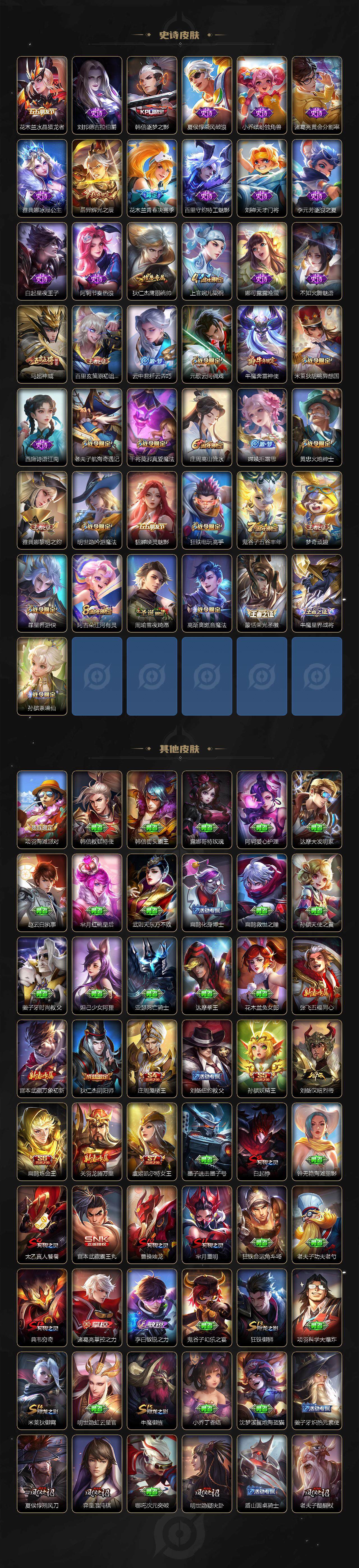 WZ0349296王者荣耀账号详情图4 WZ0349296王者荣耀账号详情图4