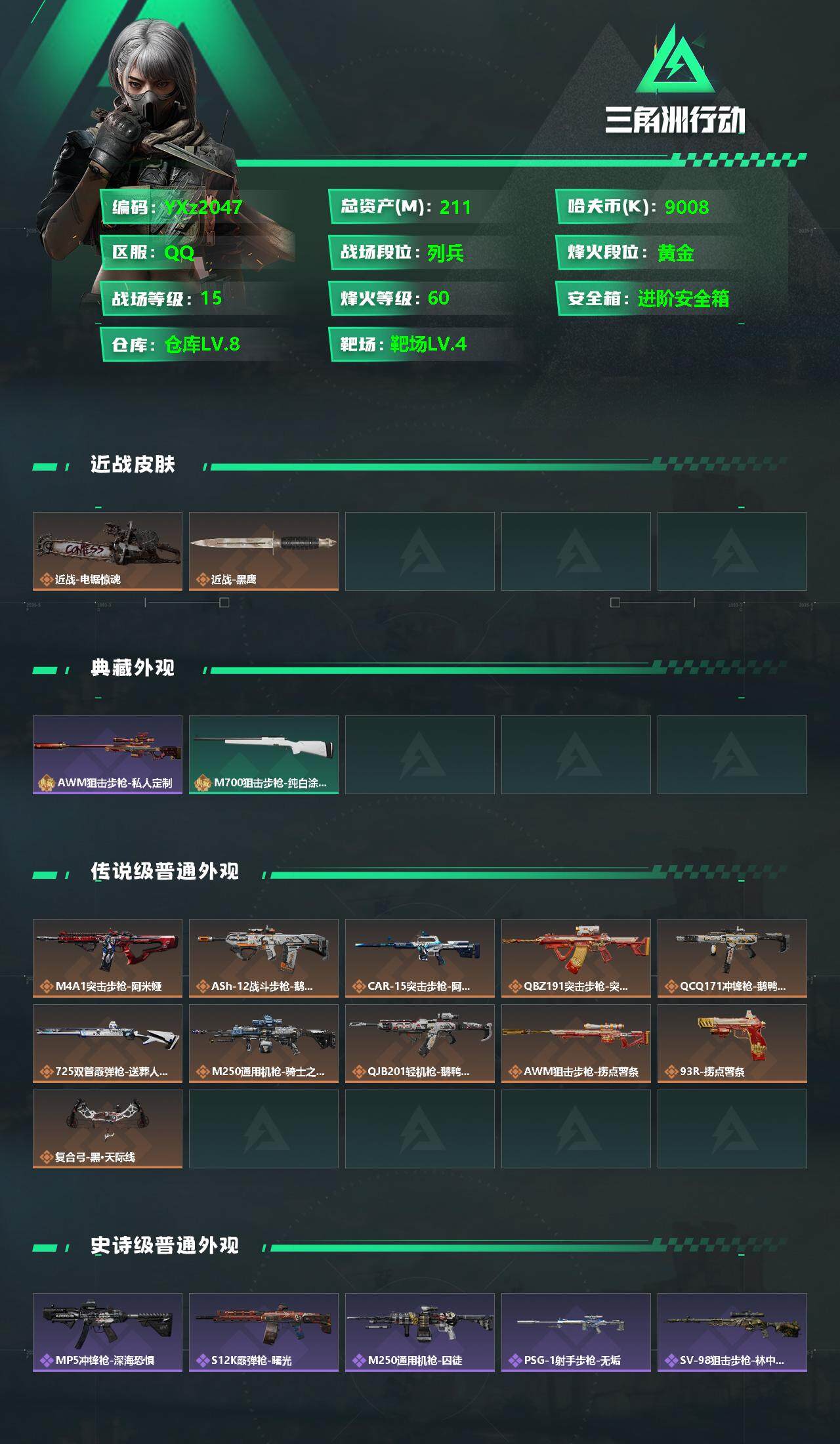 SJZCMW349002三角洲行动账号详情图2