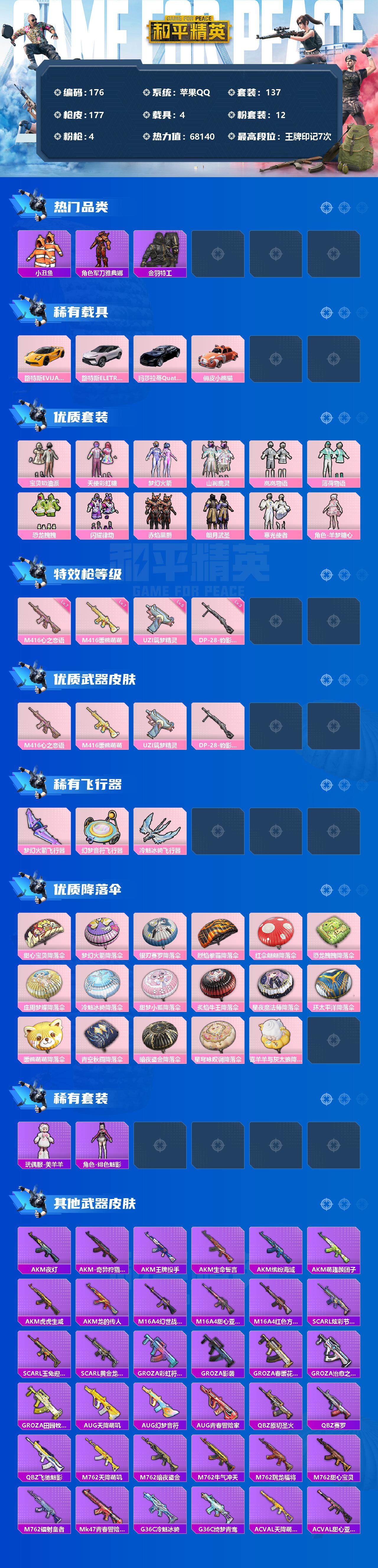 HPCMW3422216和平精英账号详情图2 HPCMW3422216和平精英账号详情图2