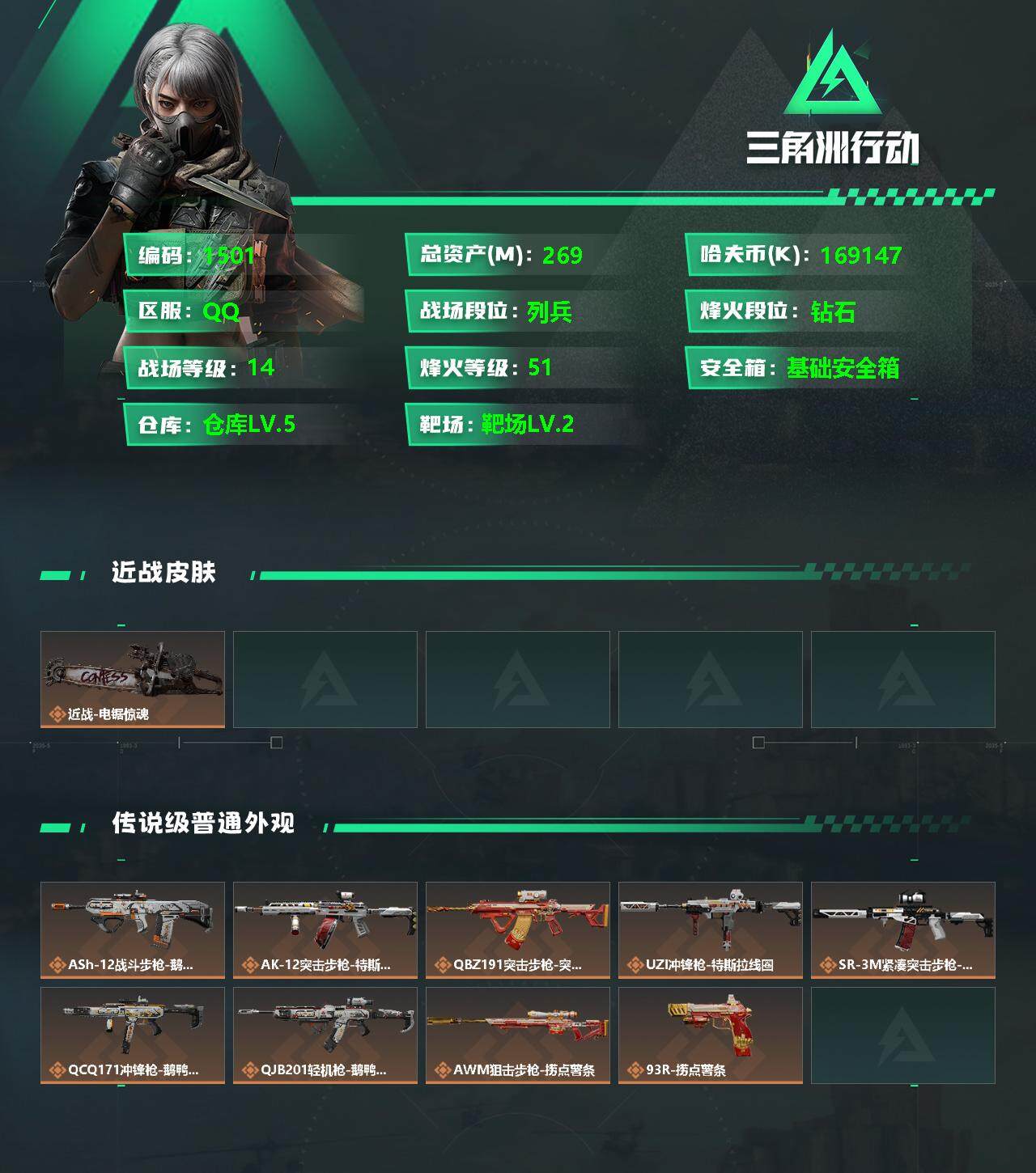 SJZQM339039三角洲行动账号详情图5