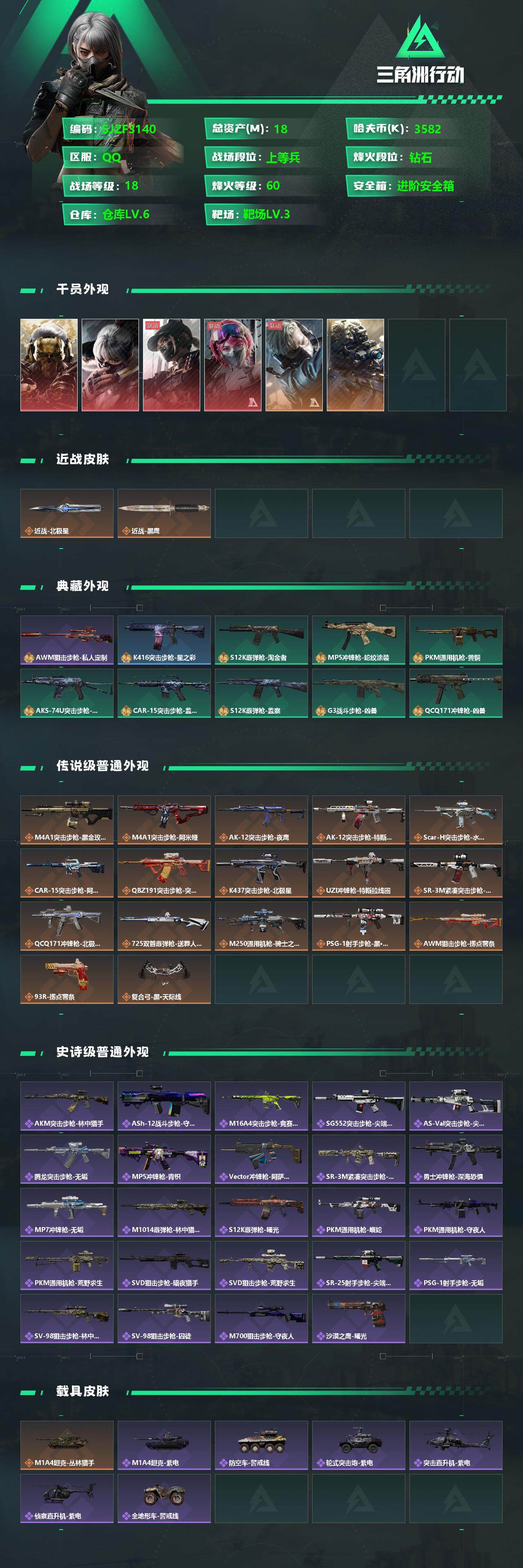 SJZCMW342030三角洲行动账号详情图2 SJZCMW342030三角洲行动账号详情图2