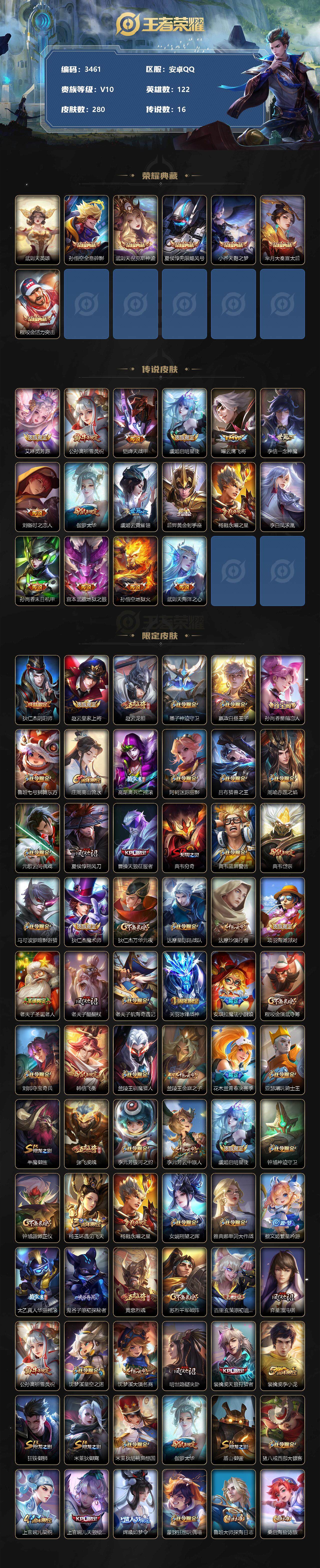 WZCMW3368666王者荣耀账号详情图2