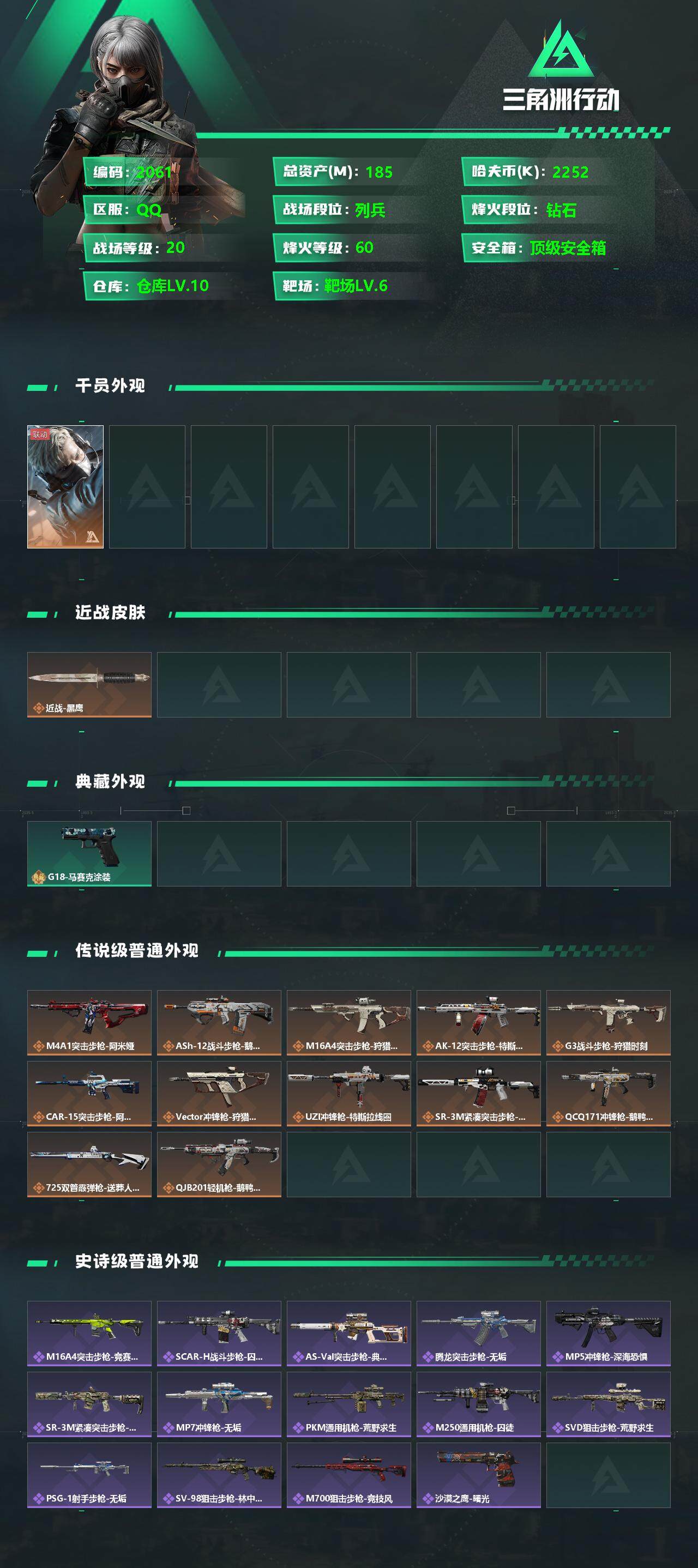 SJZCMW362207三角洲行动账号详情图2