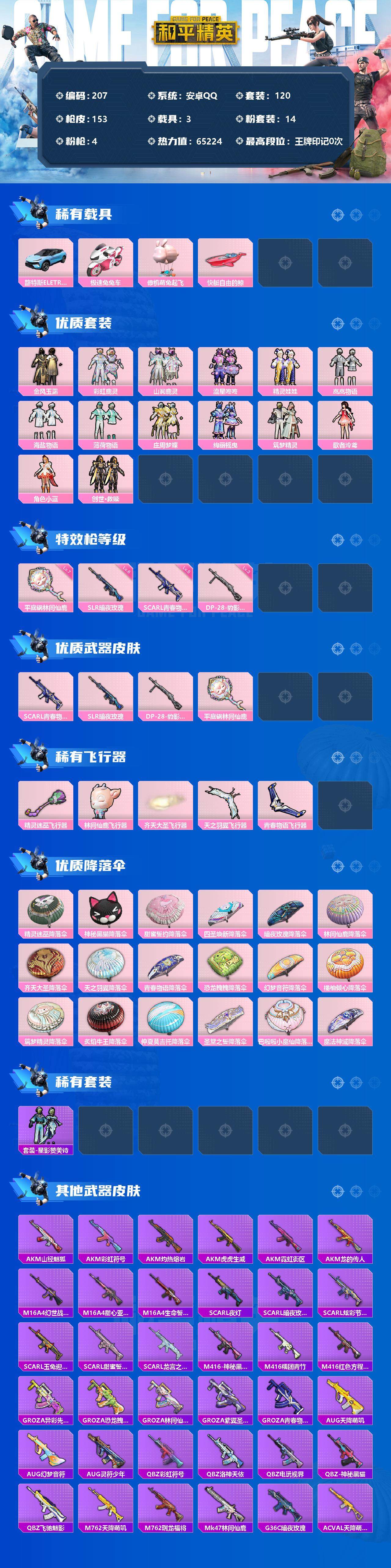 HPCMW3422579和平精英账号详情图2 HPCMW3422579和平精英账号详情图2