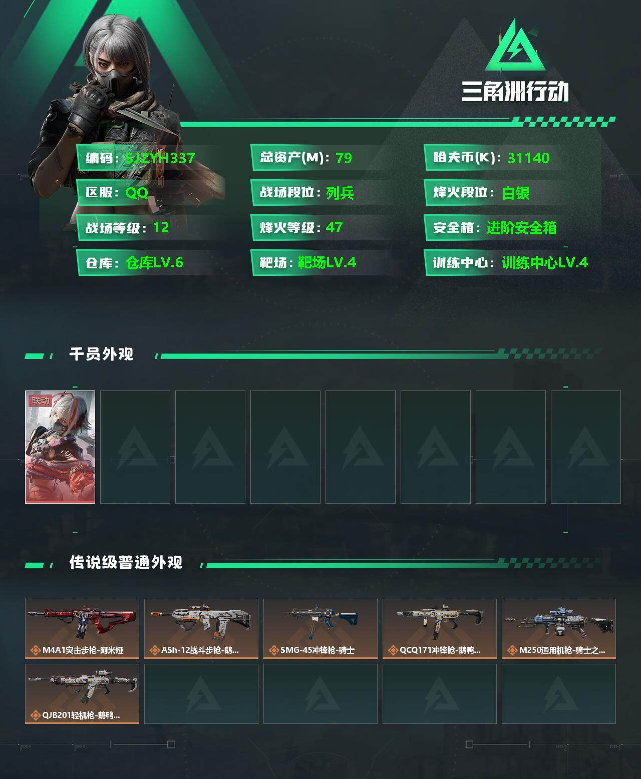 SJZCMW341611三角洲行动账号详情图2