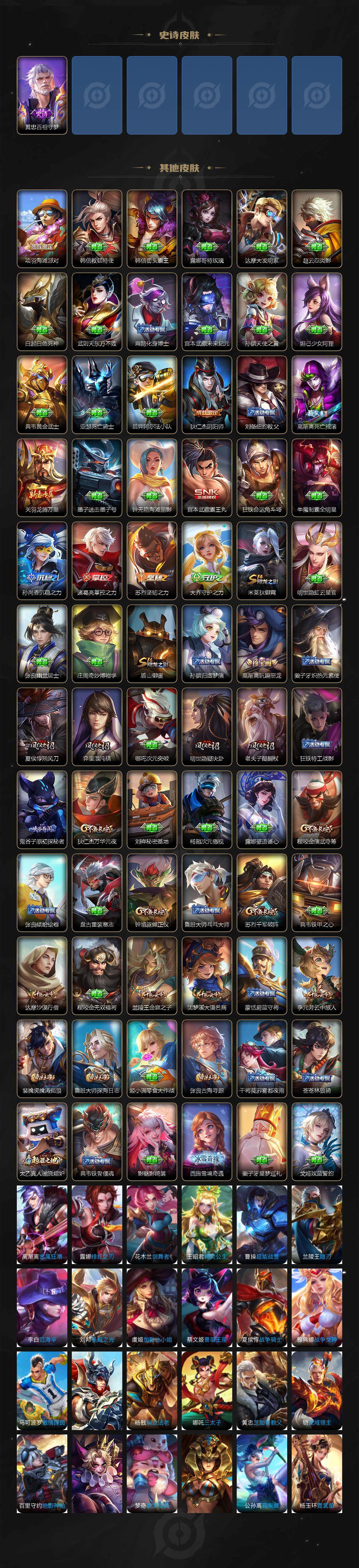 WZCMW3320218王者荣耀账号详情图3 WZCMW3320218王者荣耀账号详情图3