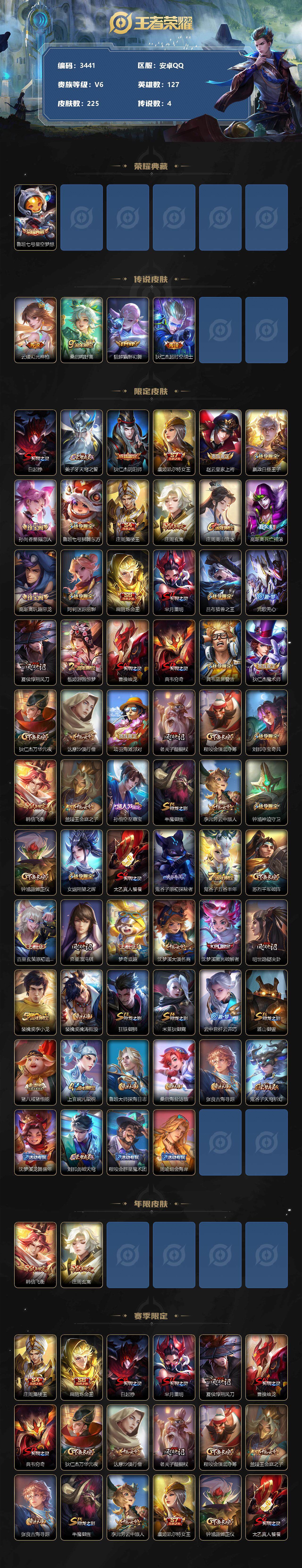 WZCMW3319718王者荣耀账号详情图2