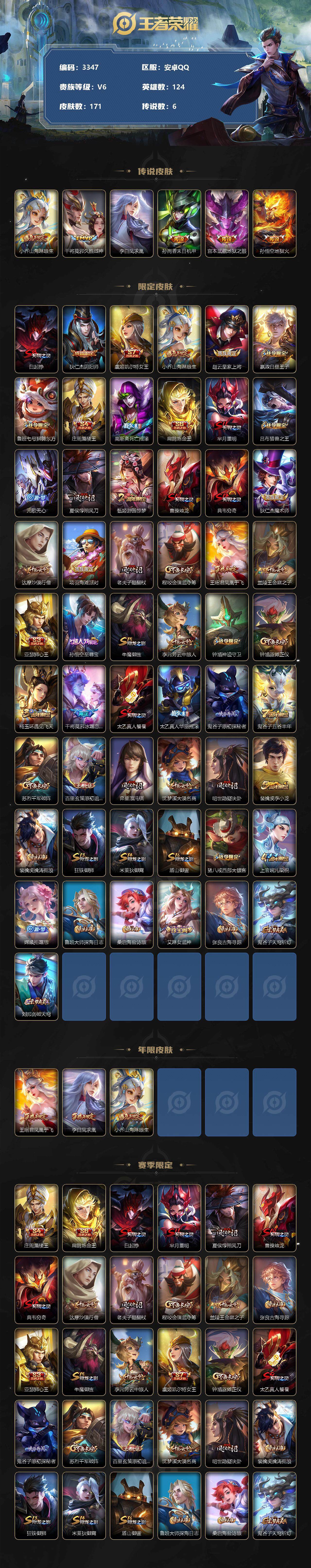 WZCMW3318848王者荣耀账号详情图2