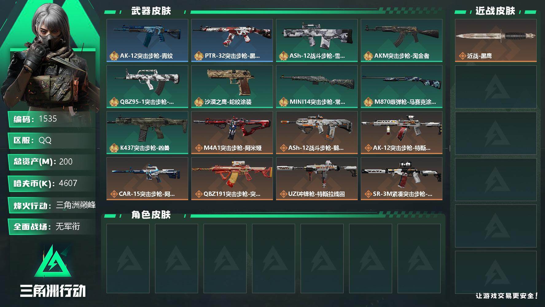 SJZQM339211三角洲行动账号详情图4