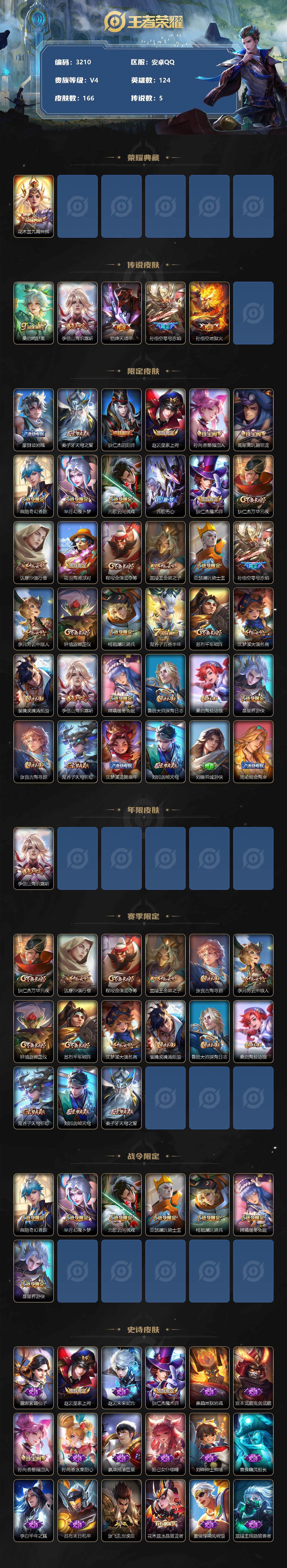 WZCMW3368698王者荣耀账号详情图2