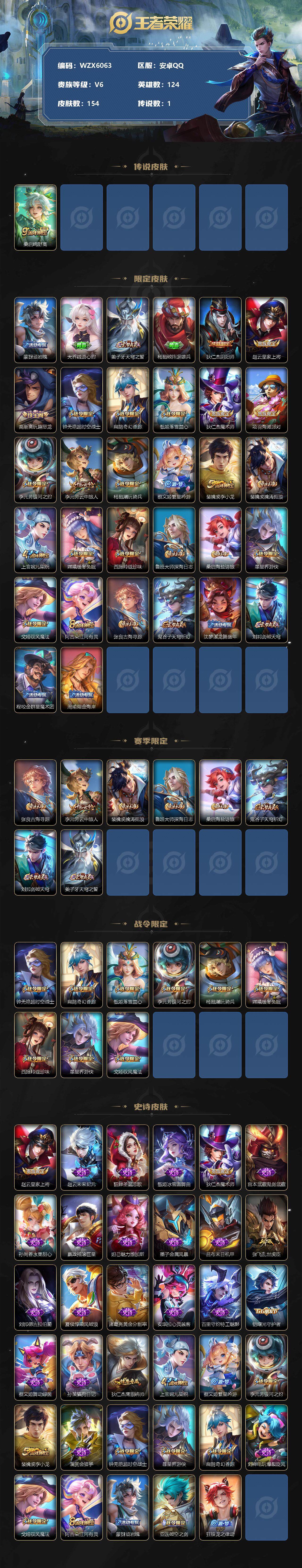 WZCMW3360652王者荣耀账号详情图2