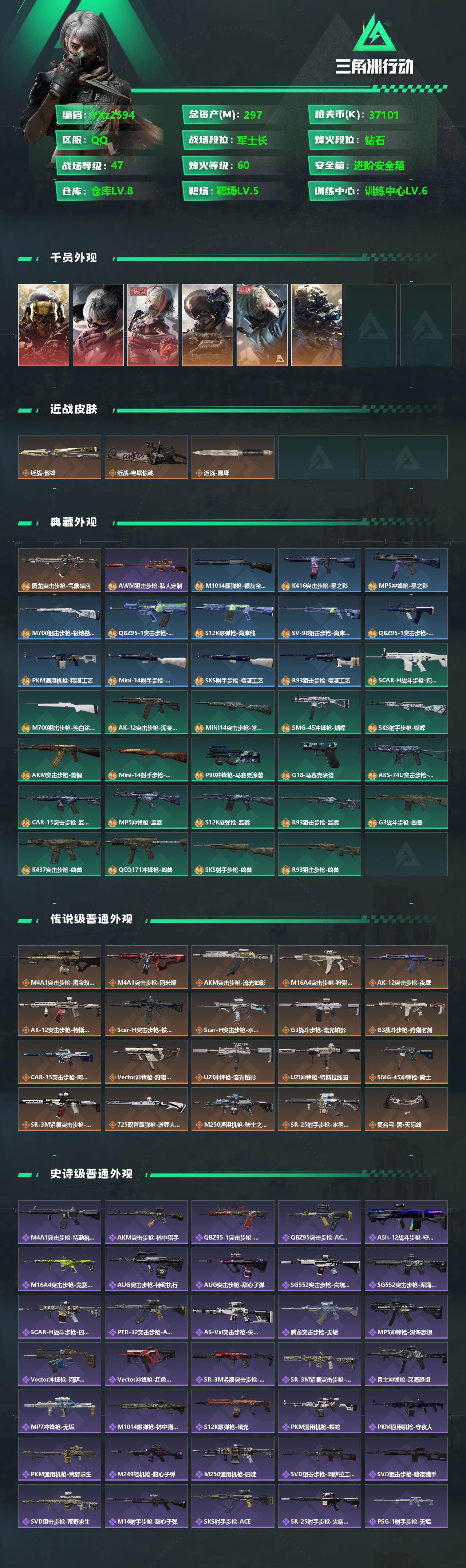 SJZCMW45197三角洲行动账号详情图2