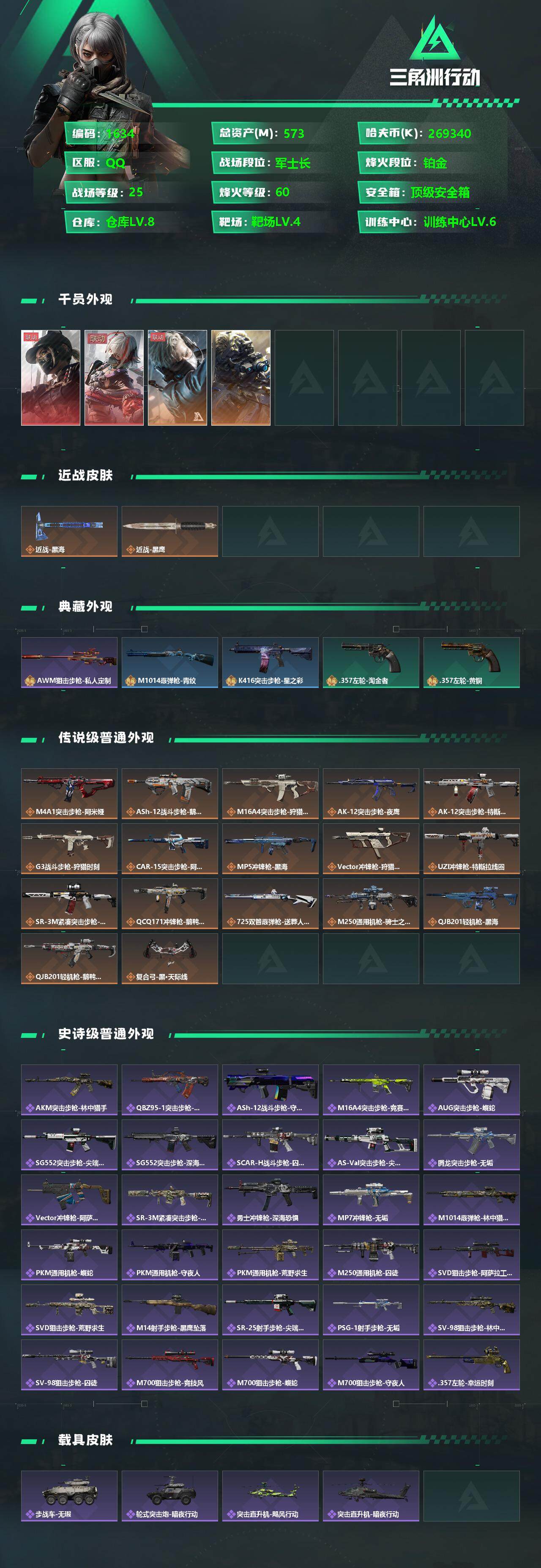 SJZQM342784三角洲行动账号详情图5 SJZQM342784三角洲行动账号详情图5