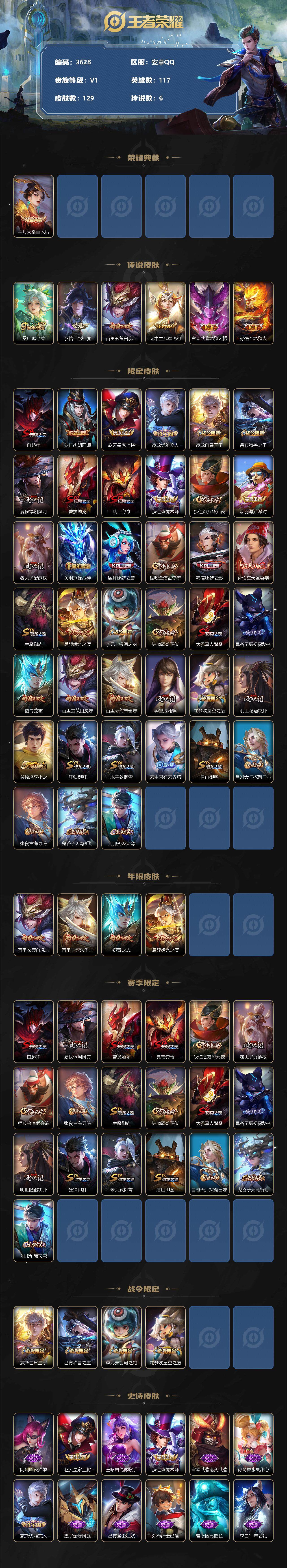 WZCMW3368768王者荣耀账号详情图2