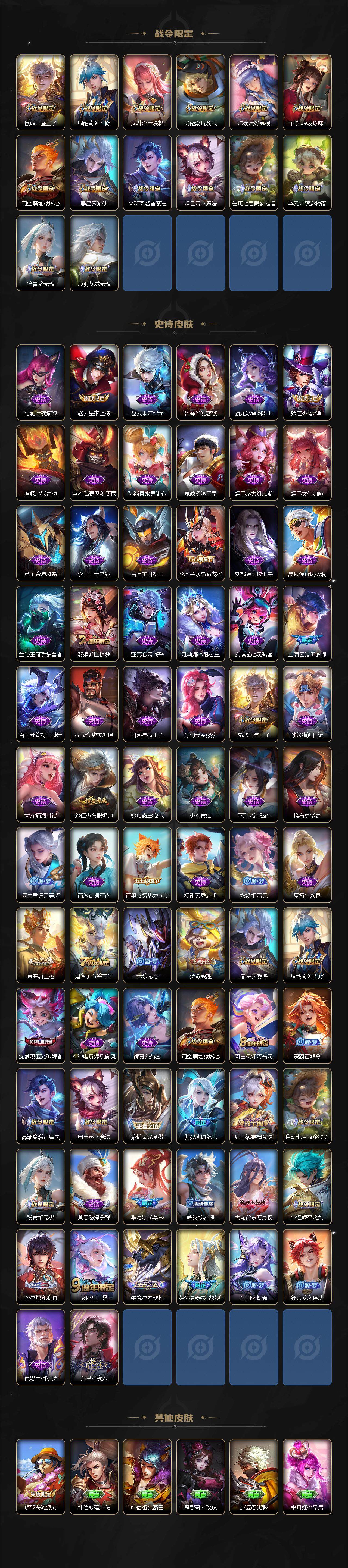 WZLE3325475王者荣耀账号详情图3 WZLE3325475王者荣耀账号详情图3