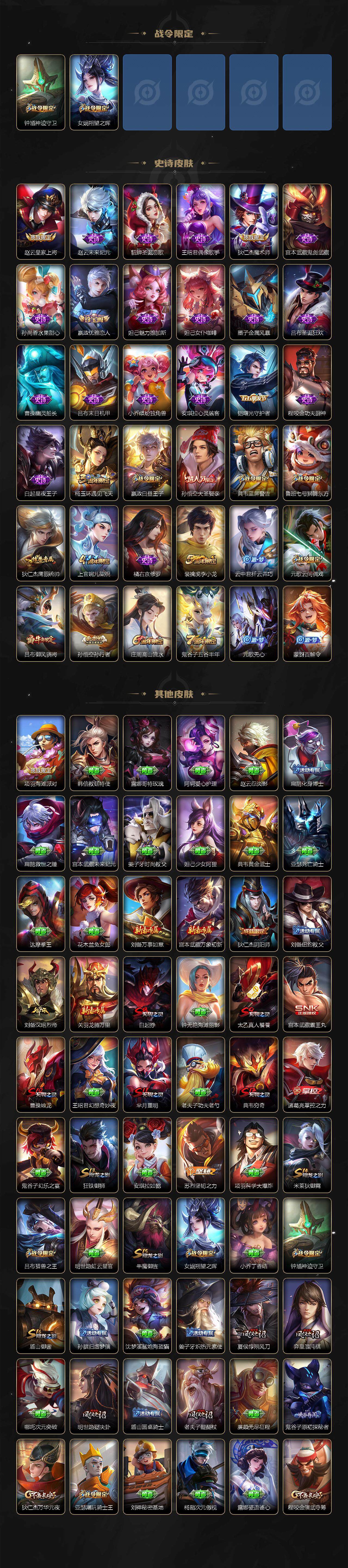 WZLX3335932王者荣耀账号详情图3 WZLX3335932王者荣耀账号详情图3