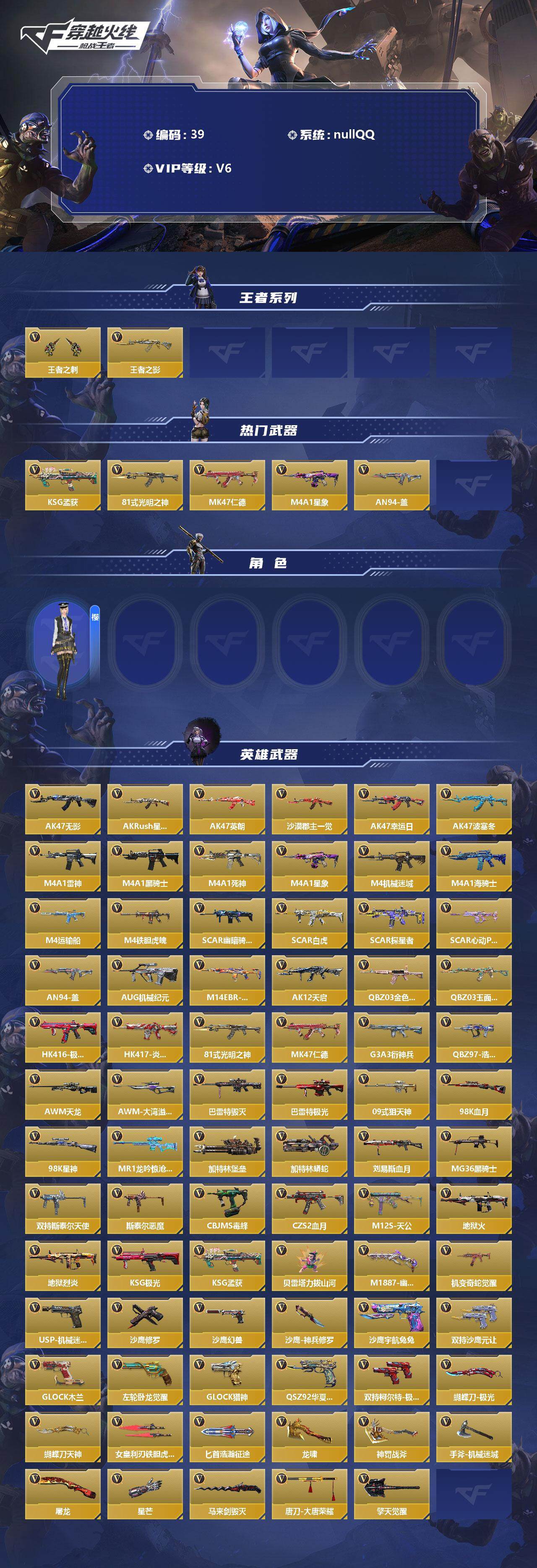 CFMQM366133枪战王者账号详情图3 CFMQM366133枪战王者账号详情图3