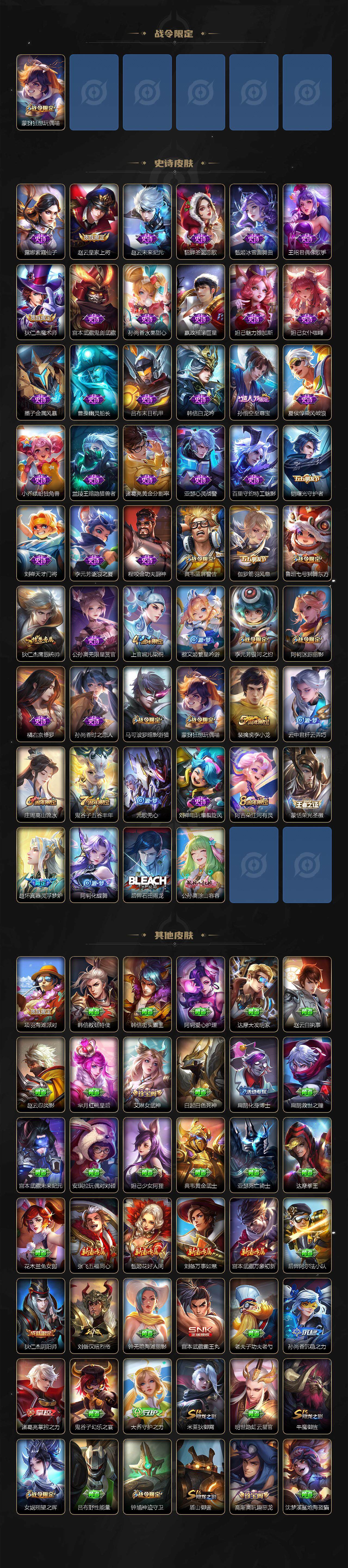 WZLE3326560王者荣耀账号详情图3