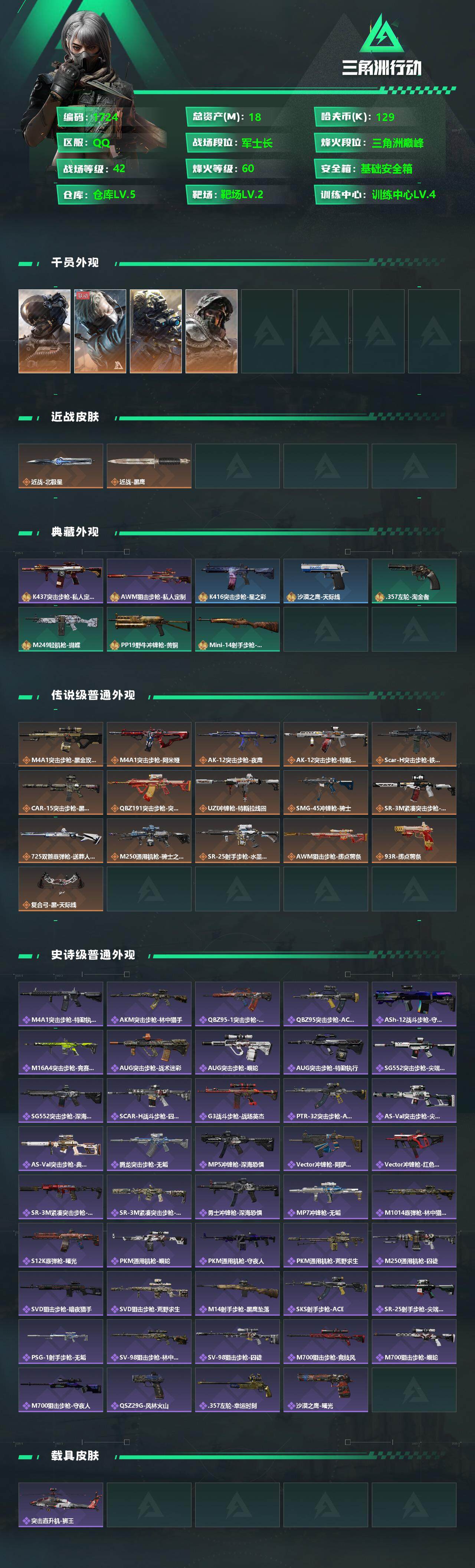 SJZQM345652三角洲行动账号详情图5 SJZQM345652三角洲行动账号详情图5