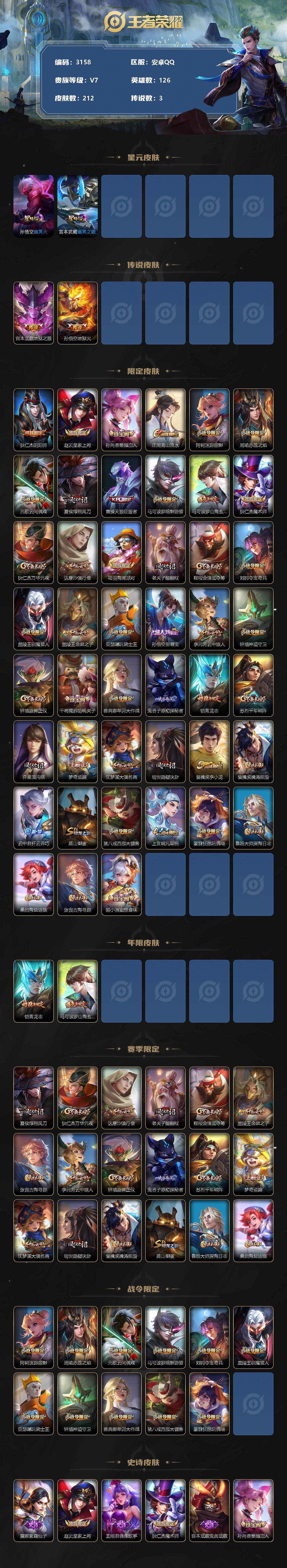 WZJZ3337440王者荣耀账号详情图20