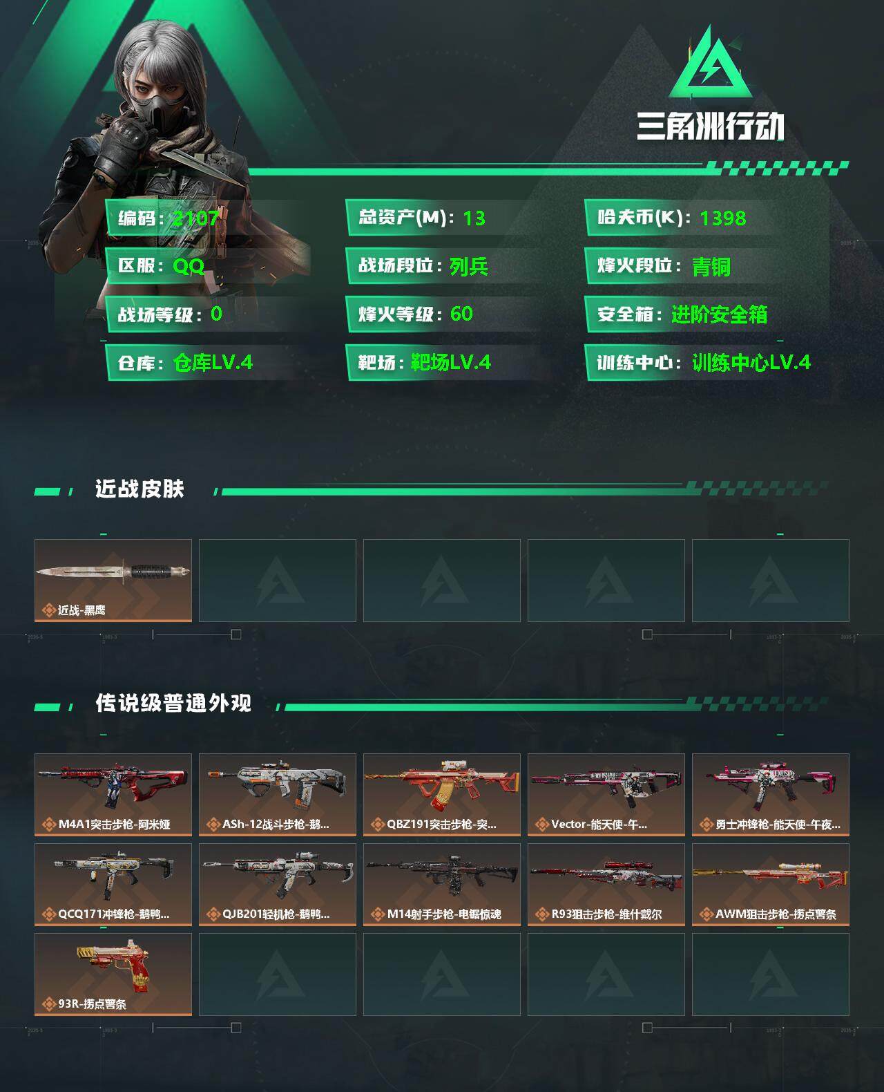 SJZCMW362243三角洲行动账号详情图2