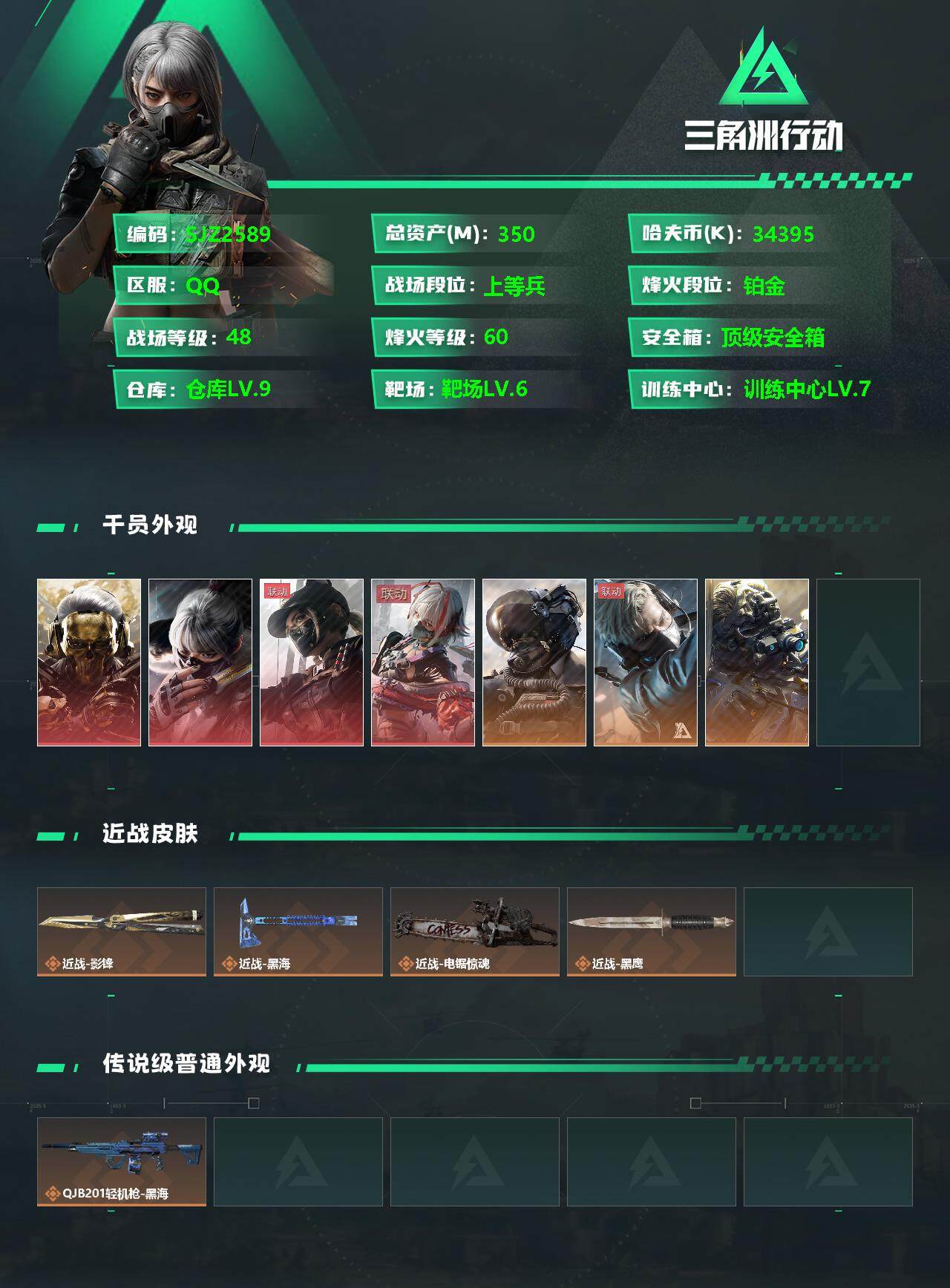 SJZCMW351742三角洲行动账号详情图2