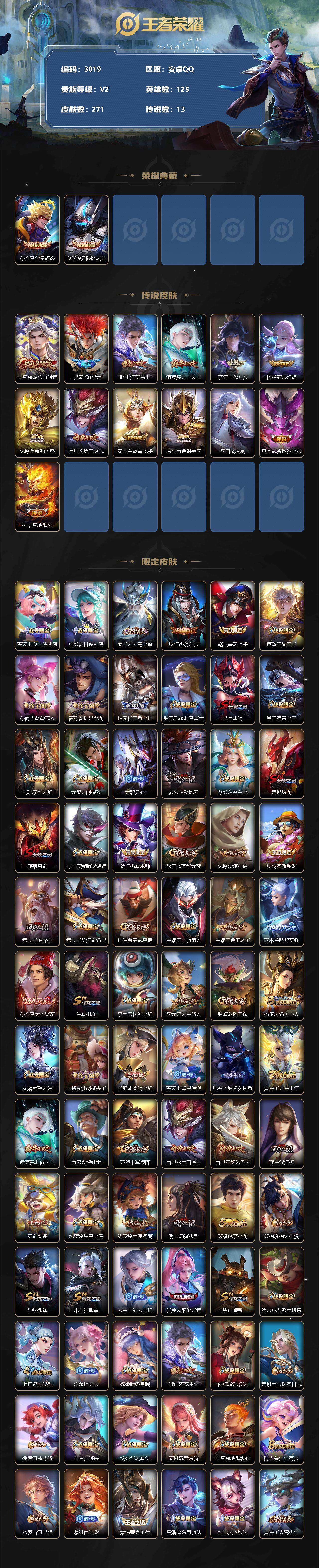 WZCMW3335431王者荣耀账号详情图2